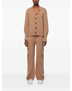 Кардиган с V-образным вырезом, нейтральный цвет Apparis