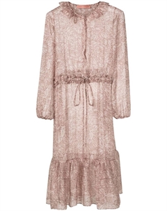 Платье миди Bryere с графичным принтом, нейтральный цвет Clube bossa