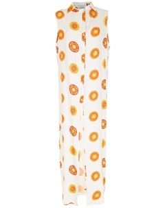 Длинное пляжное платье Sol с принтом, белый Amir slama