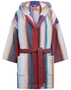 Халат с капюшоном и эффектом градиента, мультиколор Missoni home