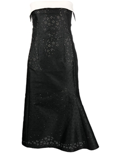 Ажурное платье миди, черный Philosophy di lorenzo serafini