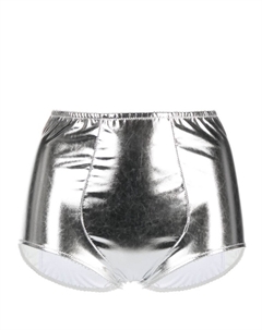 Трусы-брифы с эффектом металлик, серебристый Dolce&gabbana
