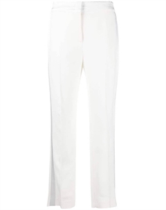Зауженные брюки с завышенной талией, белый Ermanno scervino