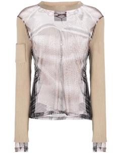 Топ с эффектом тромплей из коллаборации с Jean Paul Gaultier, серый Y / project