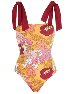 Купальник с цветочным принтом, разноцветный Clube bossa