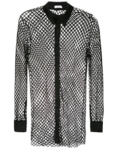 Сетчатая рубашка, черный Amir slama