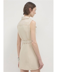 Джинсовое платье SMANICATO IN, бежевый Calliope