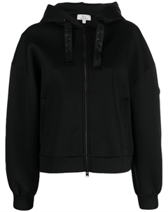 Худи на молнии с логотипом, черный Woolrich