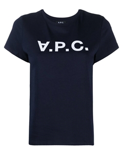 Футболка с логотипом, синий A.p.c.