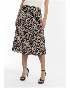 Юбка А-силуэта MIT LEO PRINT, бежевый Faina
