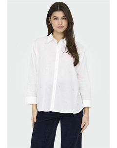 Блузка на пуговицах ONLNEW LINA GRACE EMB, кремовый Only