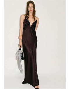 Платье VICTORIA, коричневый Mango