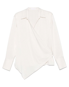 Рубашка с запахом, нейтральный цвет Helmut lang