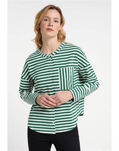 Толстовка на молнии, зеленый Dreimaster