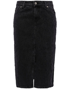 Юбка с нашивкой-логотипом, черный Halfboy