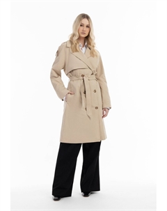 Пальто-тренч MARKANI, бежевый/меланж Dreimaster