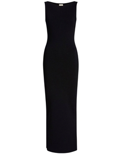 Платье макси The Evelyn, черный Khaite