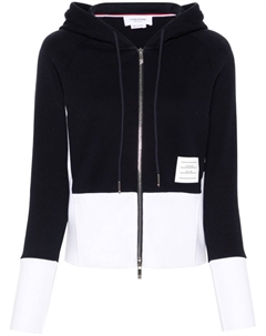 Худи с полосками 4-Bar, синий Thom browne