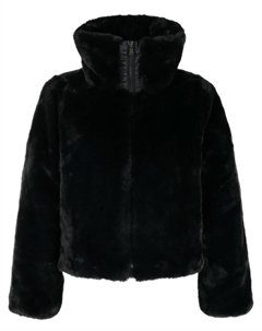 Двусторонняя куртка из искусственной кожи, черный Save the duck