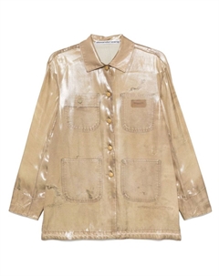 Рубашка с принтом тромплей, серый Alexander wang