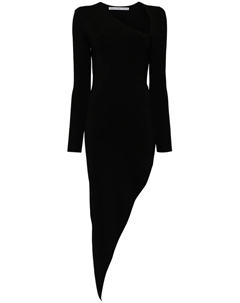 Асимметричная юбка миди, черный Alexander wang