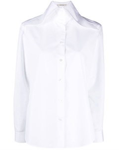 Рубашка с длинными рукавами и заостренным воротником, белый The row