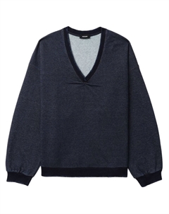 Толстовка со сборками, синий We11done