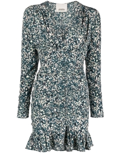 Платье мини со сборками, синий Isabel marant