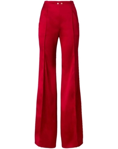 Брюки-клеш с атласной отделкой, красный Genny