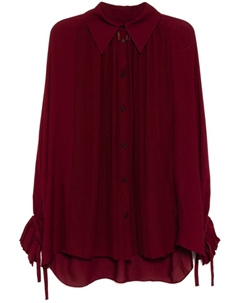 Шелковая рубашка, красный Khaite