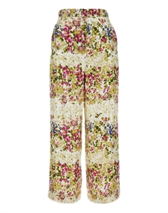 Атласные брюки с принтом Opersos, нейтральный цвет Max mara