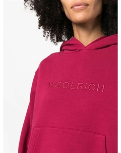 Худи с вышитым логотипом, розовый Woolrich