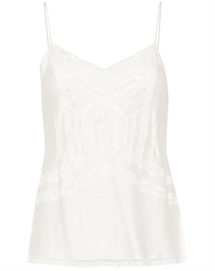 Топ с кружевом, нейтральный цвет Ermanno scervino