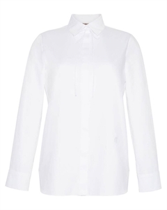 Рубашка из тонкого хлопка с бантом, белый Adam lippes
