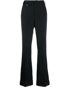 Габардиновые брюки Poetia с подворотами, черный Zadig&voltaire