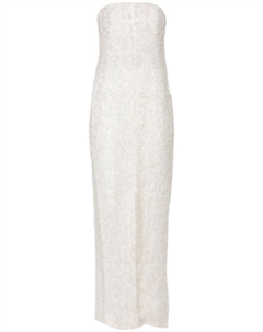 TOTEME платье из филькупе, белый Toteme