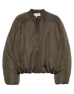 Бомбер-пуховик, зеленый Loewe