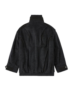 Куртка-бомбер со вставками от Кико Костадинова, черный Kiko kostadinov