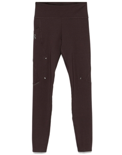 Леггинсы для бега, коричневый On running