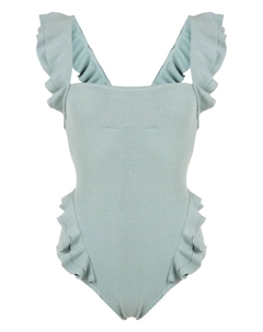 Купальник Barbette с квадратным вырезом, синий Clube bossa