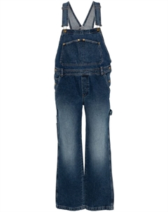 Джинсовый комбинезон APC Nelle с квадратным вырезом, синий A.p.c.