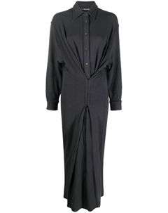 Платье-рубашка миди, серый Y / project