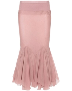 Юбка Divine Bias прямого кроя, розовый Rick owens
