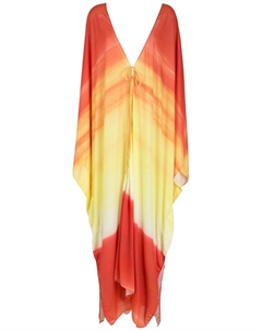 Кафтан с эффектом омбре, оранжевый Amir slama