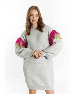 Вязаное платье GAYA, серый/меланж Izia