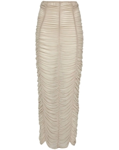 Юбка миди Parlour, серый Elena velez