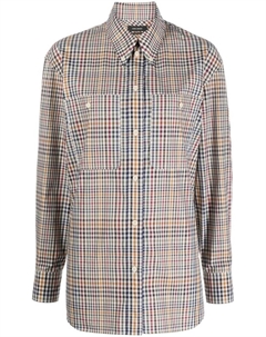 Клетчатая рубашка Rinela с длинными рукавами, зеленый Isabel marant