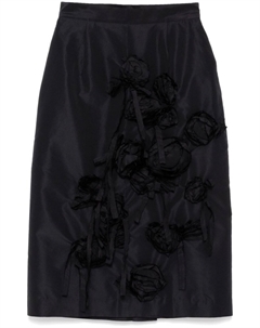 Юбка с бантом, черный Biyan