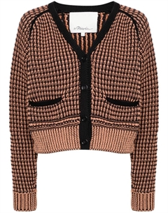 Двухцветный укороченный кардиган 3.1 phillip lim