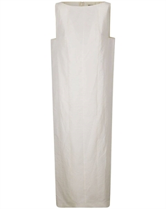 Платье с вырезом-лодочкой, нейтральный цвет Khaite